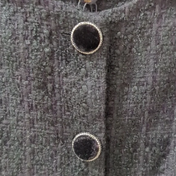 Truth By Republic Black Tweed Bomber Jacket NWT - Picture 3 of 7